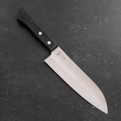 Santoku VG-1 Polished Western Black Handle 165mm