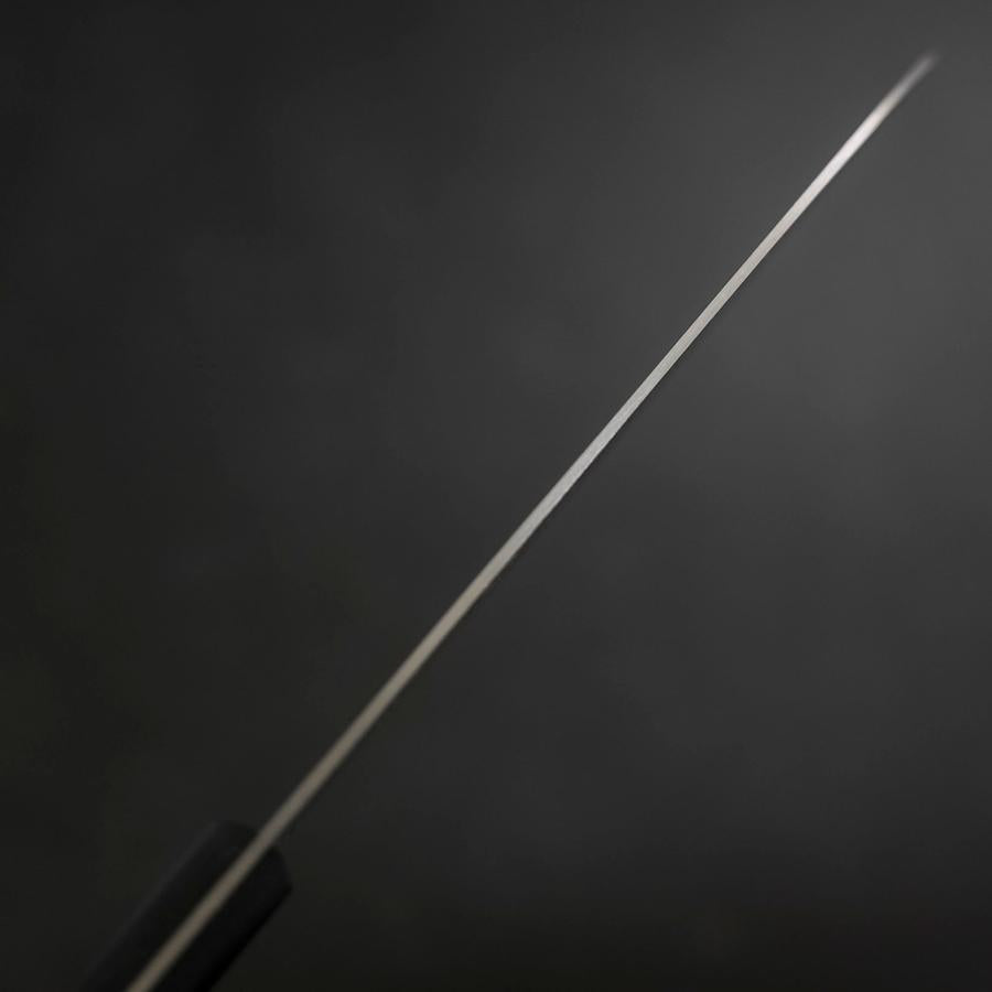 Santoku VG-1 Polished Western Black Handle 165mm (Tsuba-nashi)