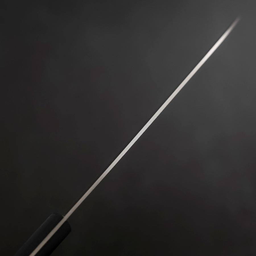 Santoku VG-1 Polished Western Black Handle 170mm (Tsuba-nashi)