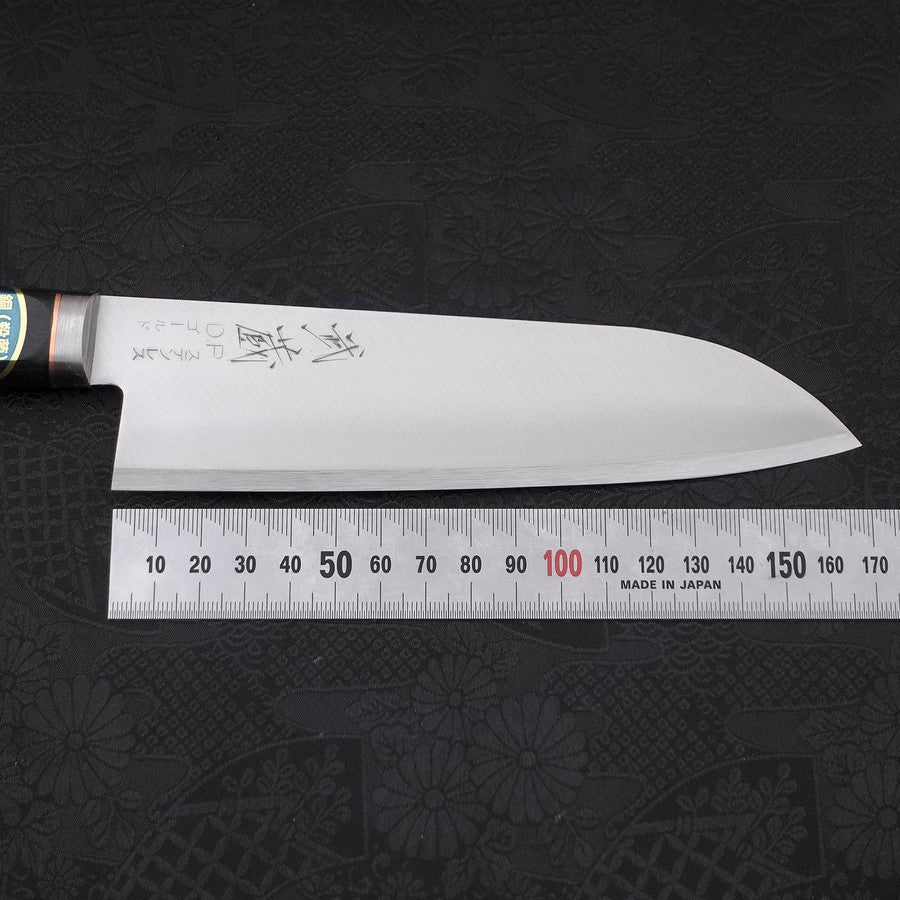 Santoku VG-1 Polished Western Copper Inlay Handle 165mm