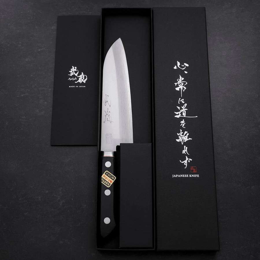 Santoku VG-1 Polished Western Copper Inlay Handle 170mm