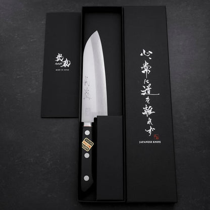 Santoku VG-1 Polished Western Copper Inlay Handle 170mm