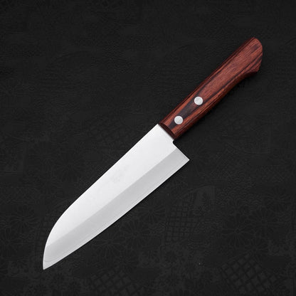 Santoku VG-1 Polished Western Mahogany Handle 140mm