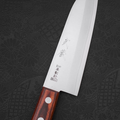 Santoku VG-1 Polished Western Mahogany Handle 140mm