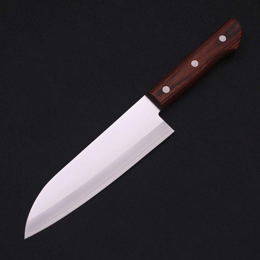 Santoku VG-1 Polished Western Mahogany Handle 165mm