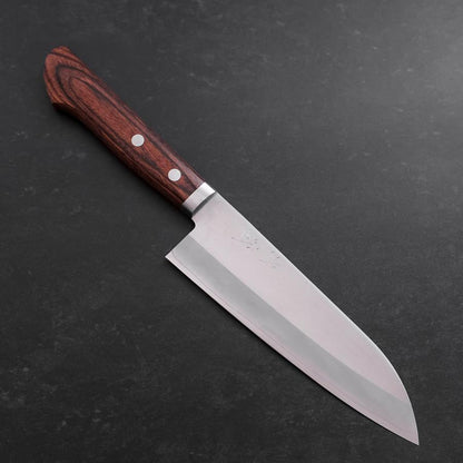 Santoku VG-1 Polished Western Mahogany Handle 165mm