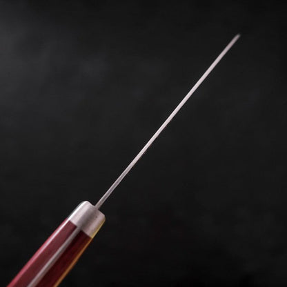 Santoku VG-1 Tsuchime Damascus Western Red Handle 130mm