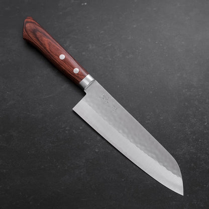 Santoku VG-1 Tsuchime Western Mahogany Handle 165mm