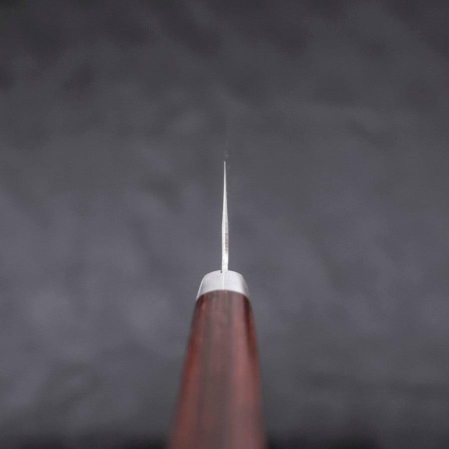 Santoku VG-1 Tsuchime Western Tsuba Mahogany Handle 165mm