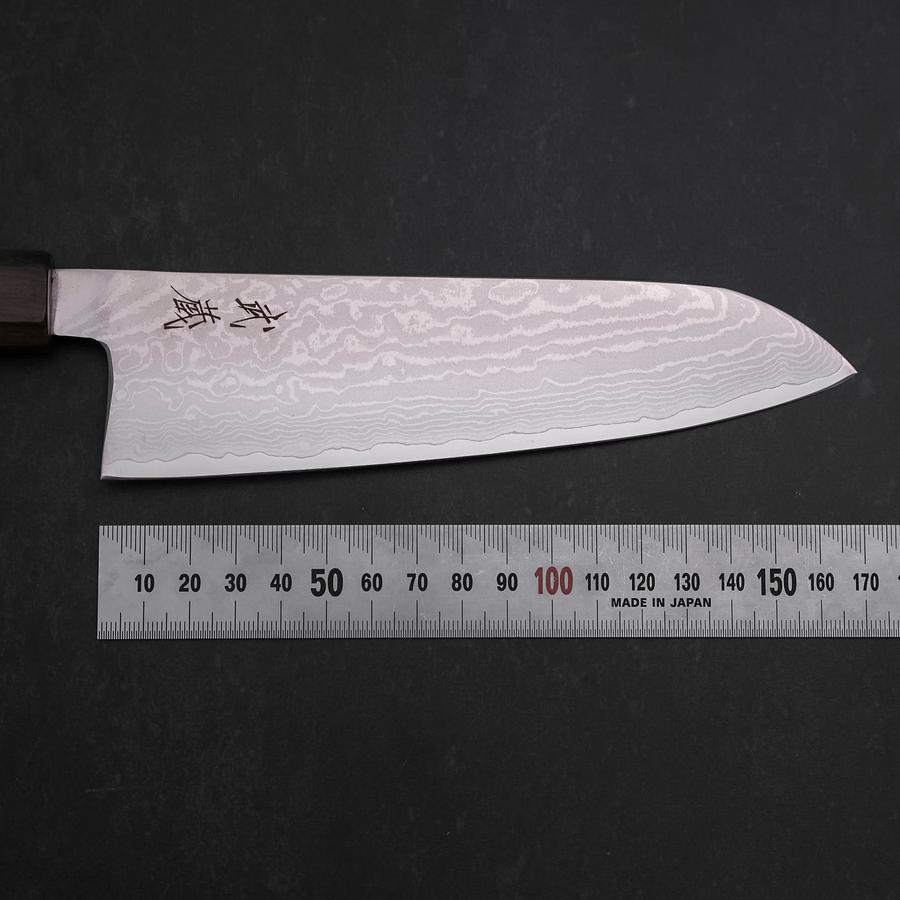 Santoku VG-10 Damascus Ashwood Handle 165mm
