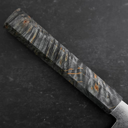 Santoku VG-10 Damascus Gray Birch Handle 180mm