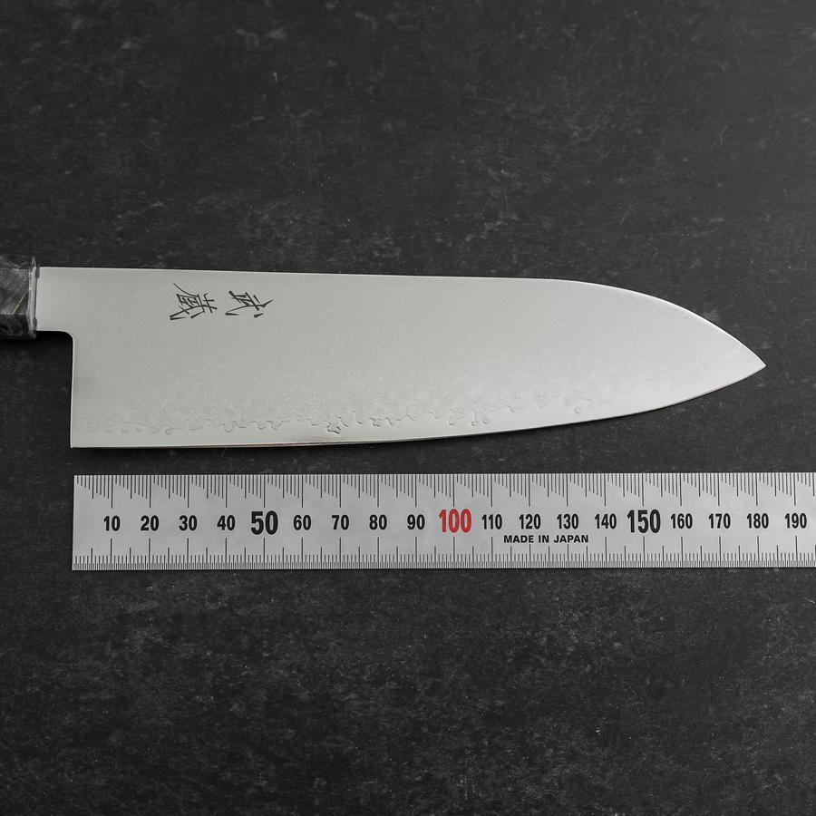 Santoku VG-10 Damascus Gray Birch Handle 180mm