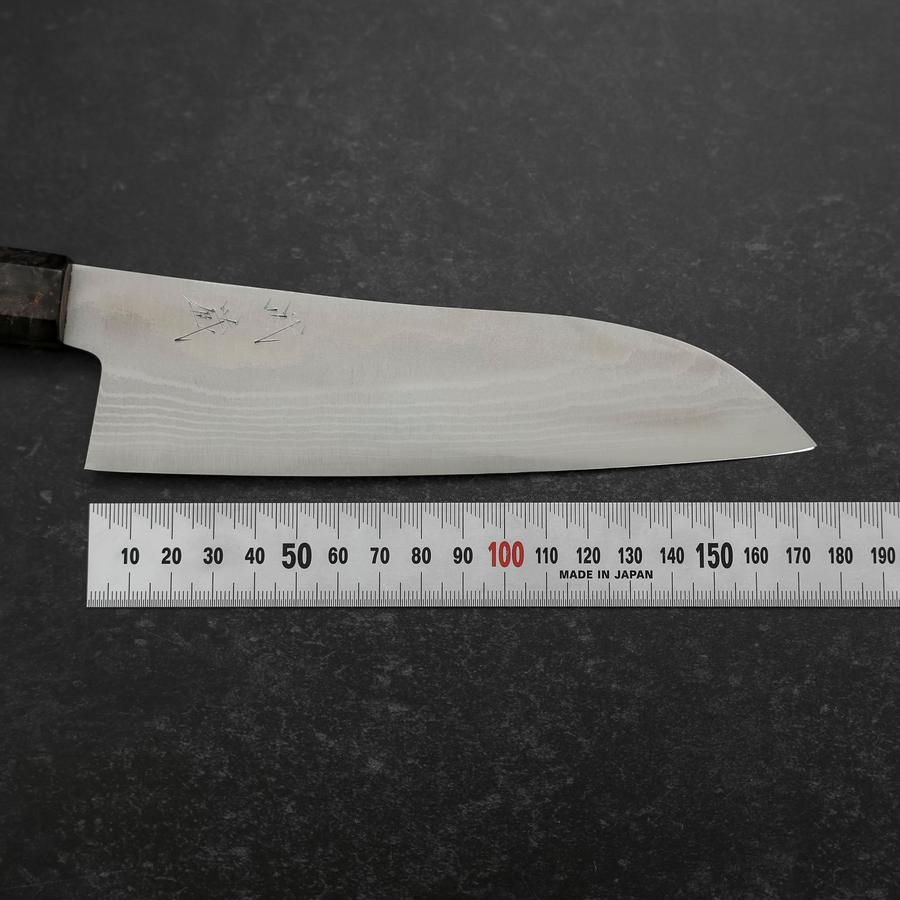 Santoku VG-10 Damascus Maple Handle 180mm