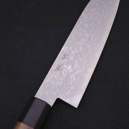 Santoku VG-10 Damascus Walnut Handle 165mm