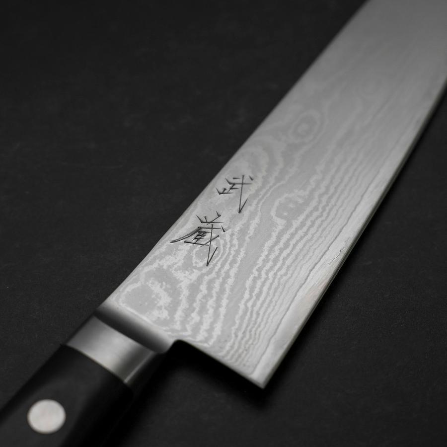 Santoku VG-10 Damascus Western Black Cherry Handle 175mm