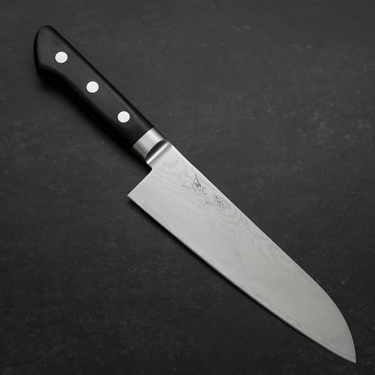 Santoku VG-10 Damascus Western Black Cherry Handle 175mm