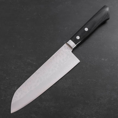 Santoku VG-10 Damascus Western Black Handle 170mm