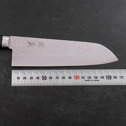 Santoku VG-10 Damascus Western Black Handle 170mm