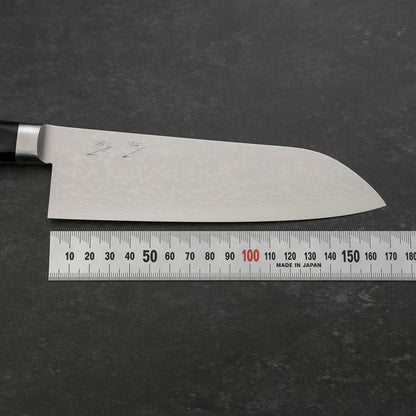 Santoku VG-10 Damascus Western Black Handle 170mm