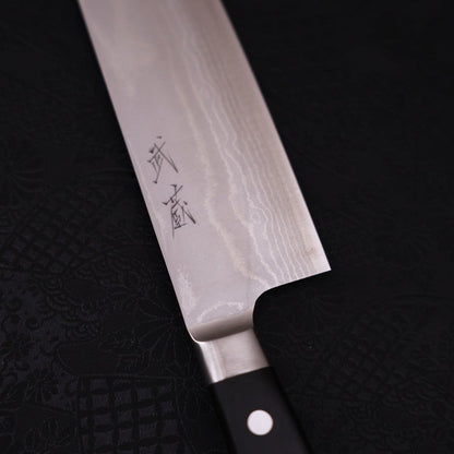 Santoku VG-10 Damascus Western Black Handle Seki 170mm