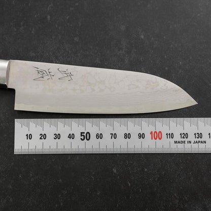 Santoku VG-10 Damascus Western Dark Blue Handle 135mm