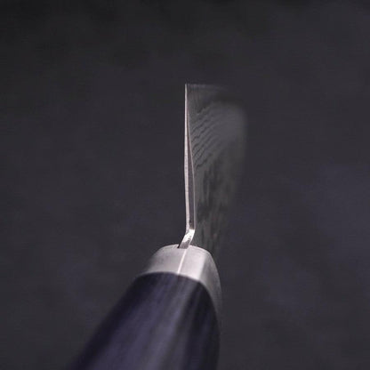 Santoku VG-10 Damascus Western Dark Blue Handle 170mm