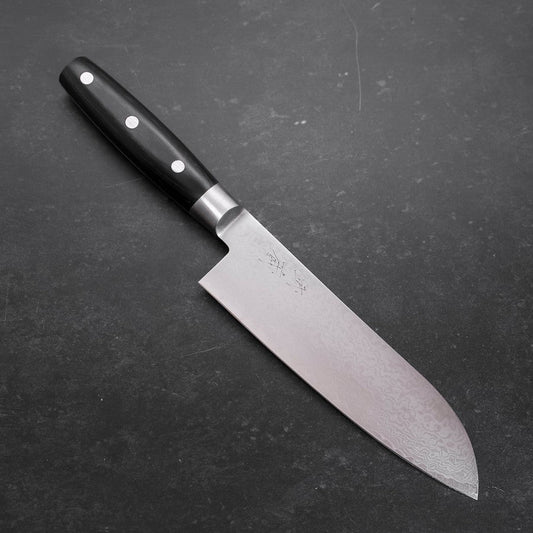Santoku VG-10 Damascus Western Round Handle 180mm