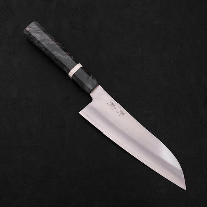 Santoku VG-10 Polished Marbled Maple Handle 150mm