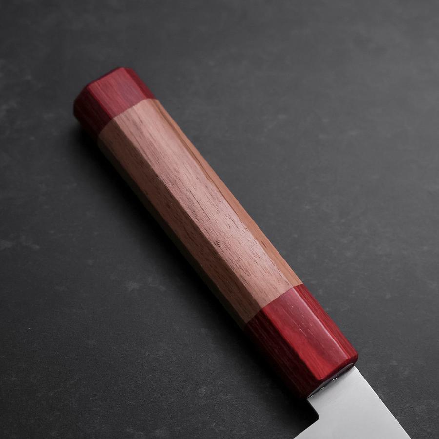 Santoku VG-10 Polished Red Walnut Handle 180mm