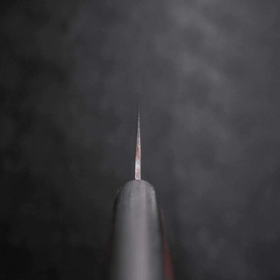 Santoku VG-10 Polished Western Black Brown Handle 170mm