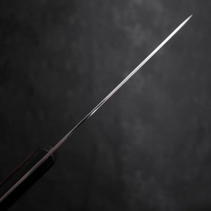 Santoku VG-10 Polished Western Black Brown Handle 170mm