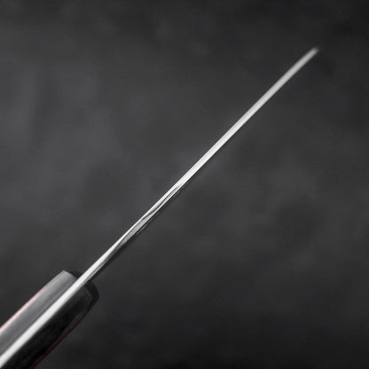 Santoku VG-10 Polished Western Black Red Handle 150mm