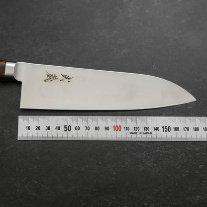 Santoku VG-10 Polished Western Mahogany Handle 180mm