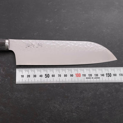 Santoku VG-10 Tsuchime Cherry Charcoal Handle 165mm