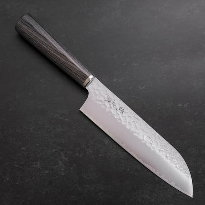 Santoku VG-10 Tsuchime Cherry Charcoal Handle 165mm