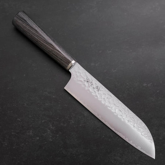 Santoku VG-10 Tsuchime Cherry Charcoal Handle 165mm