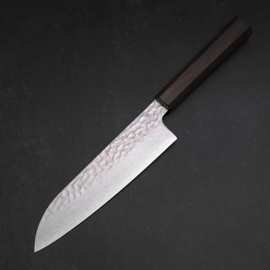 Santoku VG-10 Tsuchime Damascus Ashwood Handle 180mm