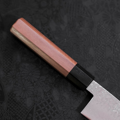 Santoku VG-10 Tsuchime Damascus Walnut Handle 165mm