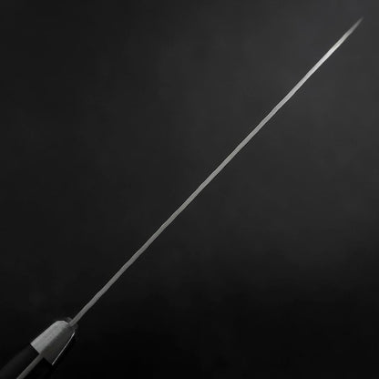 Santoku VG-10 Tsuchime Damascus Western Black Handle 180mm