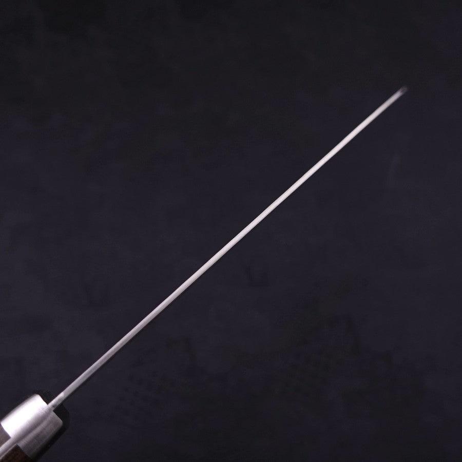 Santoku VG-10 Tsuchime Damascus Western Brown Handle 170mm