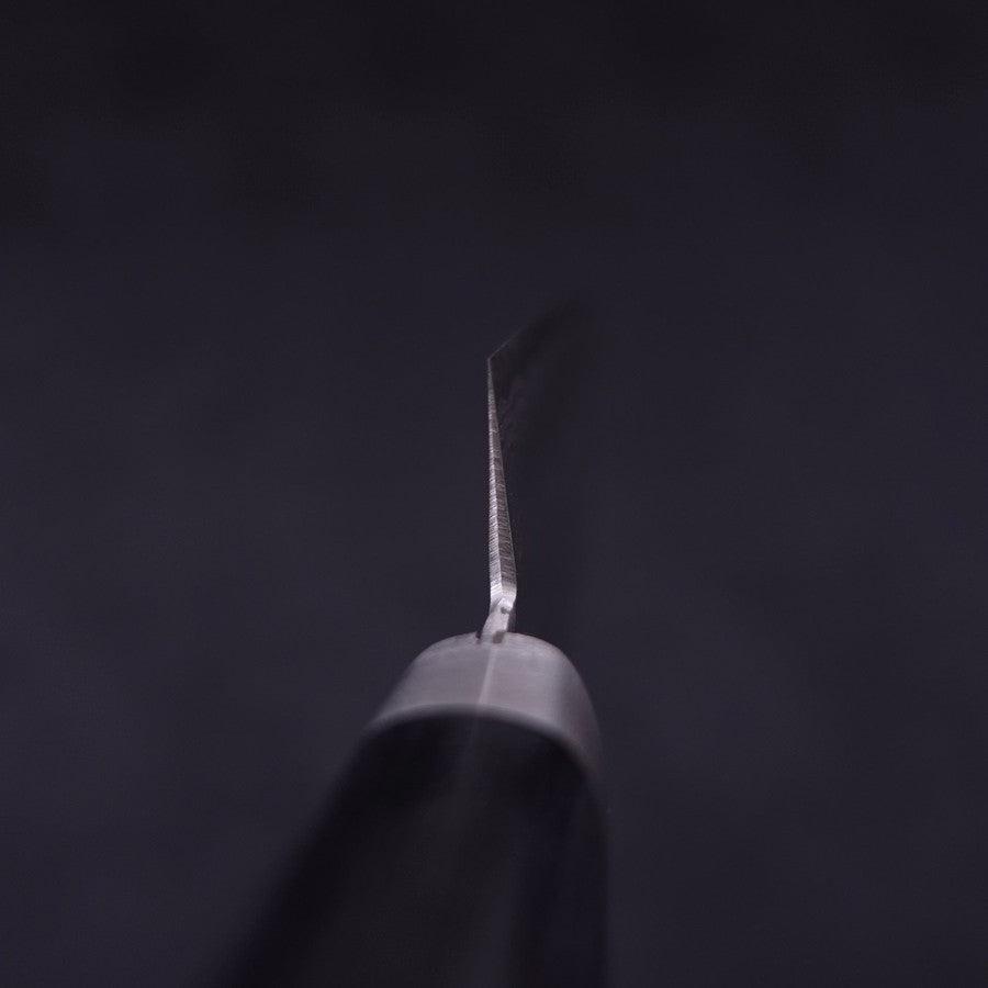 Santoku VG-10 Tsuchime Damascus Western Dark Blue Handle 130mm