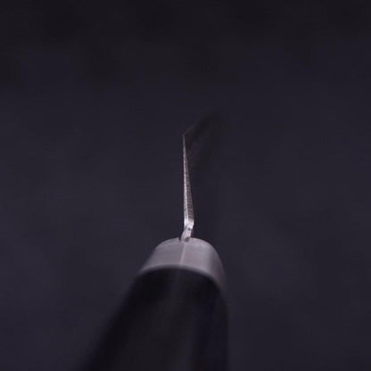 Santoku VG-10 Tsuchime Damascus Western Dark Blue Handle 130mm