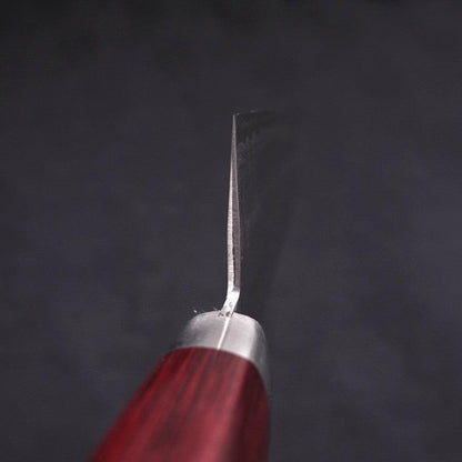 Santoku VG-10 Tsuchime Damascus Western Red Handle 170mm