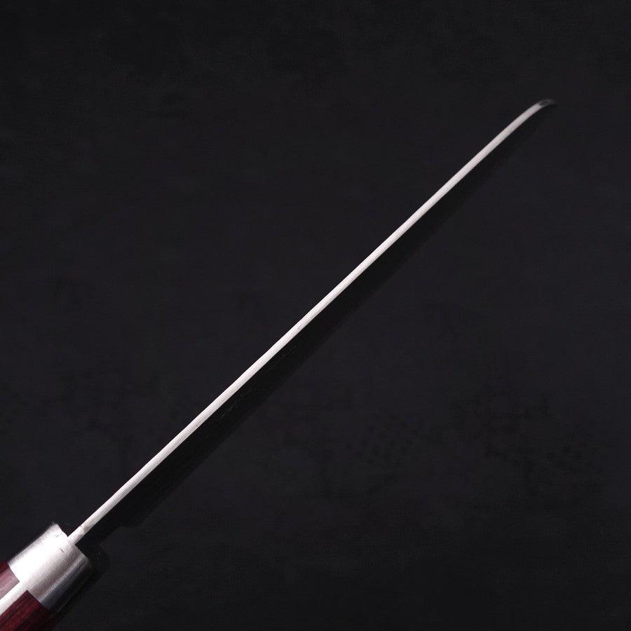 Santoku VG-10 Tsuchime Damascus Western Red Handle 170mm