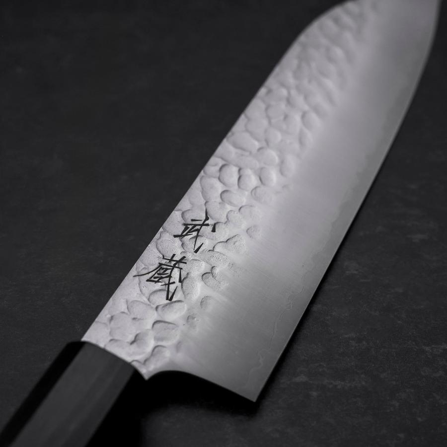 Santoku VG-10 Tsuchime Ebony Handle 165mm