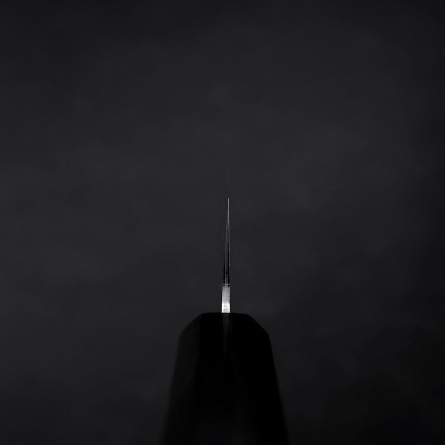 Santoku VG-10 Tsuchime Ebony Handle 165mm