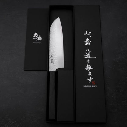 Santoku VG-10 Tsuchime Ebony Handle 165mm