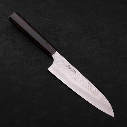 Santoku VG-10 Tsuchime Ebony Wood Handle 170mm