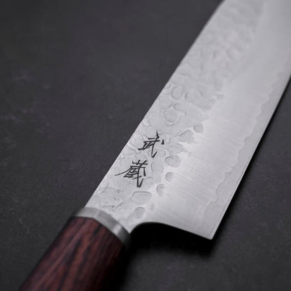Santoku VG-10 Tsuchime Oval Mahogany Handle 165mm