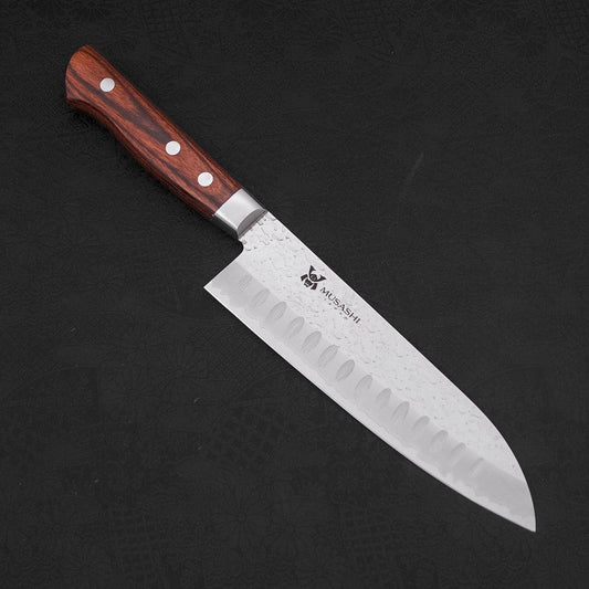 Santoku VG-10 Tsuchime Western Handle 180mm